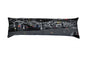 45" Black Bend Nighttime Skyline Lumbar Decorative Pillow