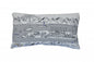 24" White Homer Spit Daylight Skyline Lumbar Decorative Pillow