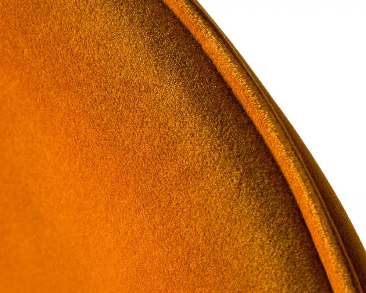 38" Yellow And Black Iron Low Back Counter Height Bar Chair With Footrest