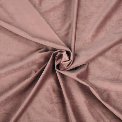 Set Of Two 41" Rose Velvet And Steel Low Back Bar Height Chairs