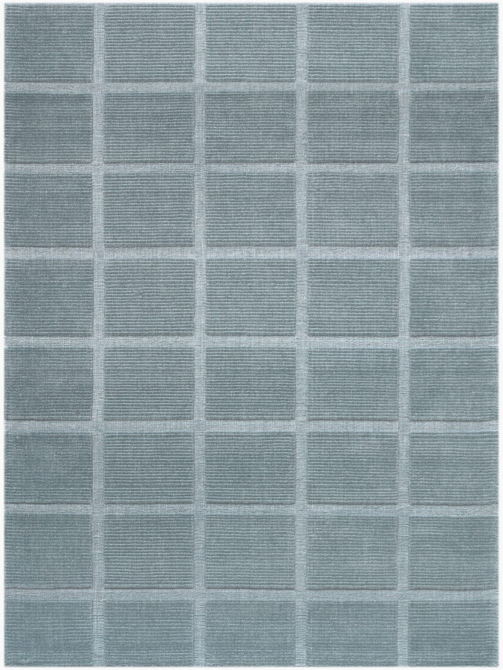 10' X 14' Blue Geometric Handmade Area Rug