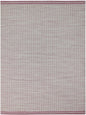 8' X 10' Pink Geometric Flat Weave Wool Blend Area Rug