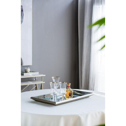 12" x 20" Rectangle Vintage Style Wall Mounted Accent Mirror