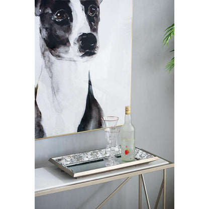 12" x 20" Rectangle Vintage Style Wall Mounted Accent Mirror