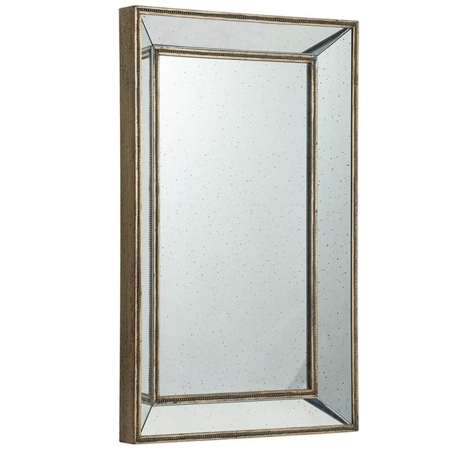 43" x 28" Rectangle Vintage Style Wall Mounted Accent Mirror