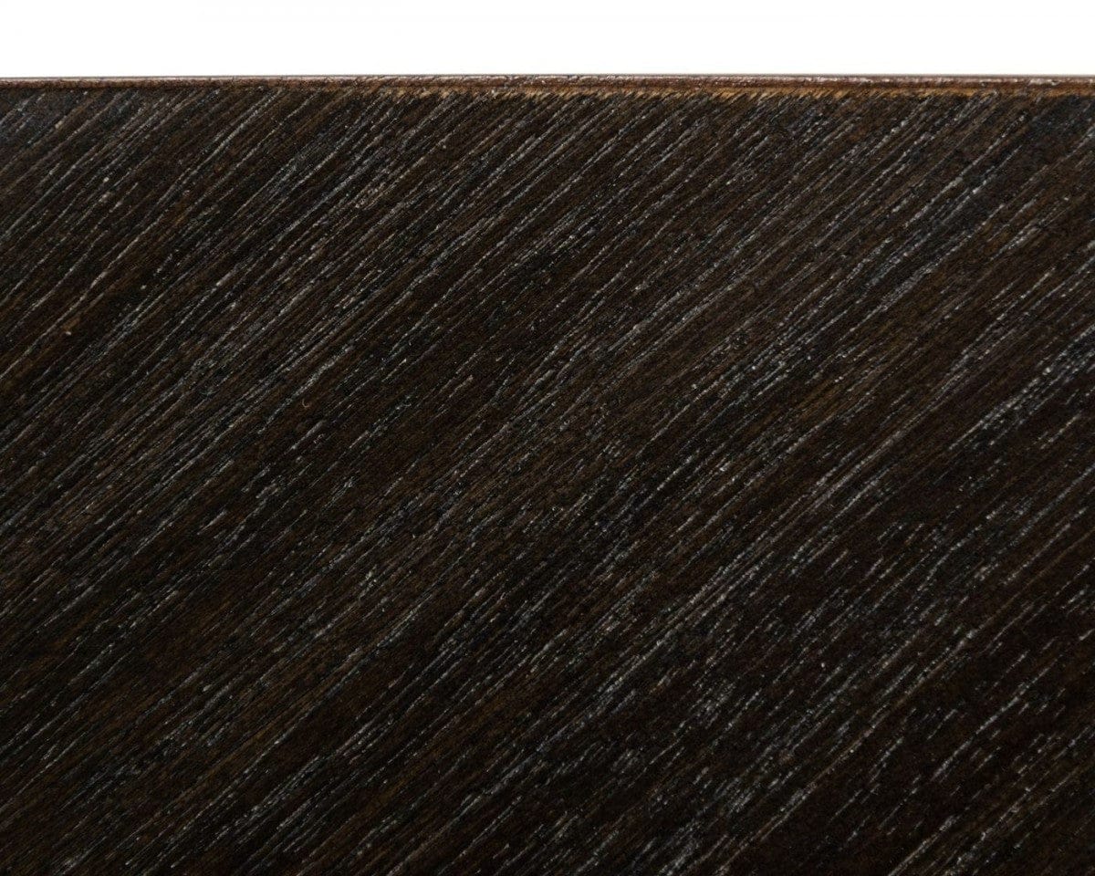 83" Dark Brown Sleek Rectangular Wood Dining Table