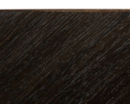 83" Dark Brown Sleek Rectangular Wood Dining Table