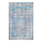 7' X 9' Shades Of Azure Oriental Medallion Area Rug