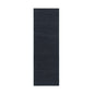 10' Black Wool Handmade Stain Resistant Runner Rug