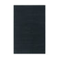 4' X 6' Black Wool Handmade Stain Resistant Area Rug