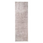 8' Beige Shag Stain Resistant Runner Rug