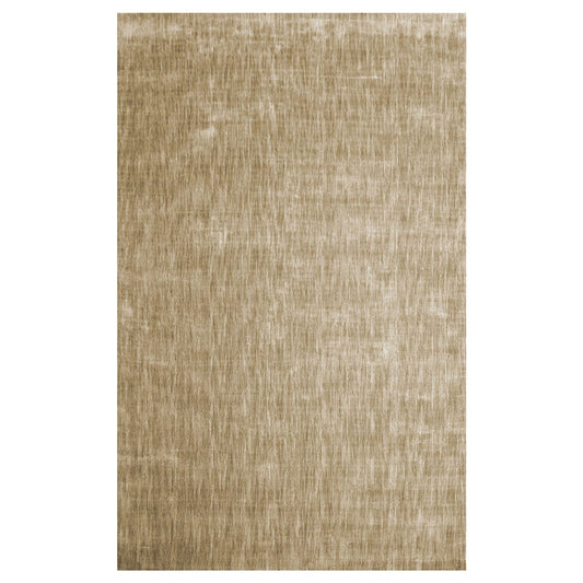 5' X 8' Beige Abstract Hand Woven Stain Resistant Area Rug