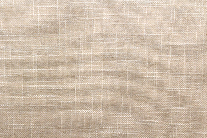 29" Natural Linen Solid Color Lounge Chair