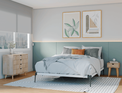 35" Natural Solid Wood Four Drawer Standard Dresser