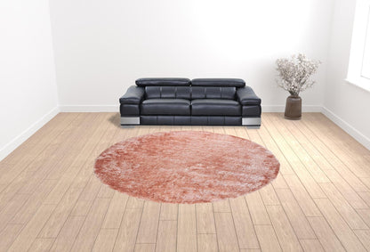 2' X 3' Pink Shag Tufted Handmade Area Rug