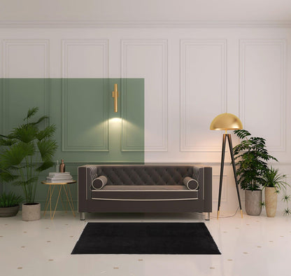 2' X 3' Pink Shag Tufted Handmade Area Rug