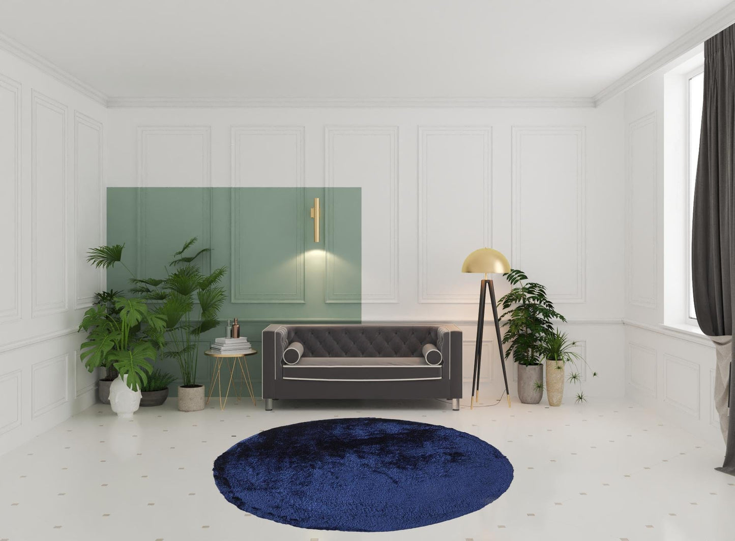 2' X 3' Pink Shag Tufted Handmade Area Rug