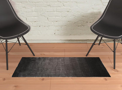 2' X 3' Pink Shag Tufted Handmade Area Rug