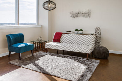 2' X 3' Pink Shag Tufted Handmade Area Rug