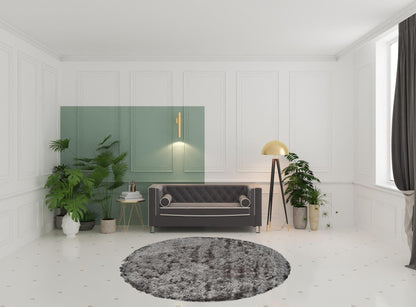 2' X 3' Pink Shag Tufted Handmade Area Rug