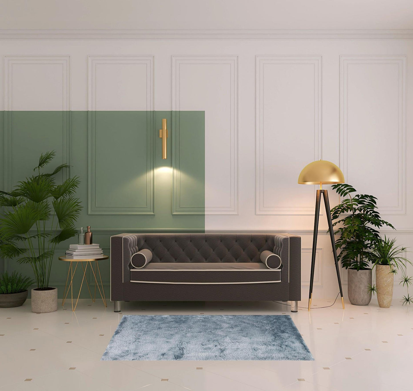 2' X 3' Pink Shag Tufted Handmade Area Rug