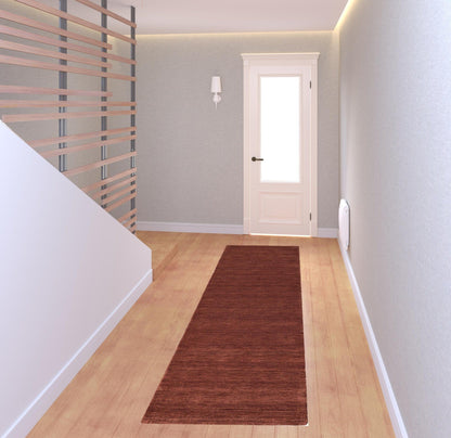 4' X 6' Black Wool Hand Woven Stain Resistant Area Rug