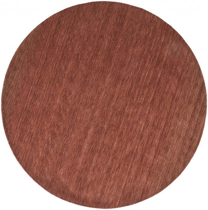 4' X 6' Black Wool Hand Woven Stain Resistant Area Rug