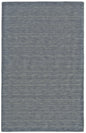4' X 6' Black Wool Hand Woven Stain Resistant Area Rug