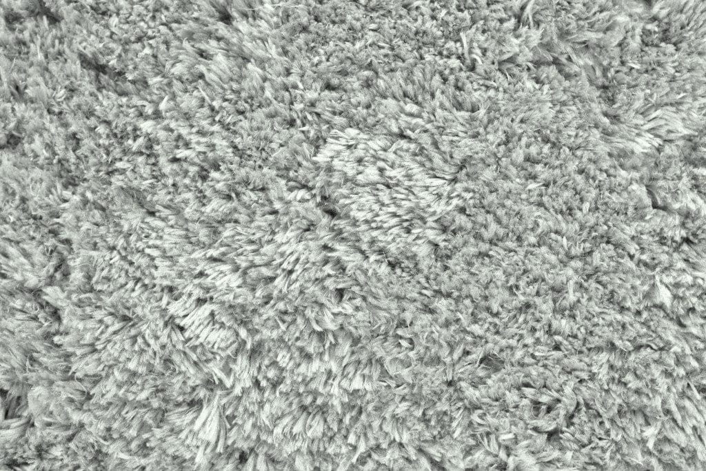 2' X 3' Gray Silver And Taupe Shag Tufted Handmade Stain Resistant Area Rug