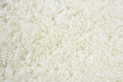 2' X 3' Gray Silver And Taupe Shag Tufted Handmade Stain Resistant Area Rug