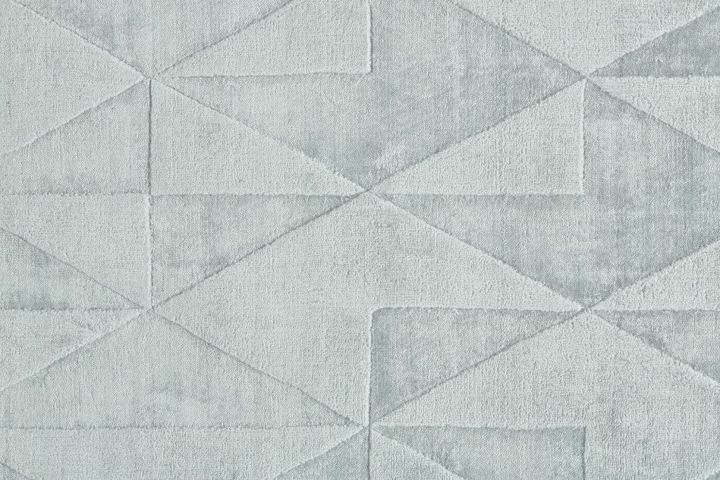 4' X 6' Taupe Geometric Hand Woven Area Rug