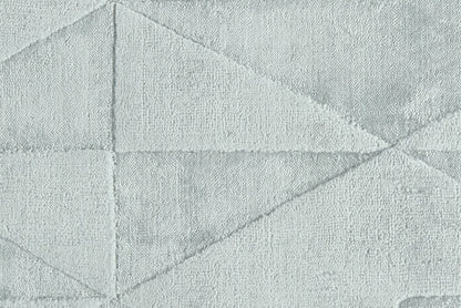 4' X 6' Taupe Geometric Hand Woven Area Rug