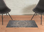 5' X 8' Gray Blue And Taupe Wool Abstract Tufted Handmade Stain Resistant Area Rug