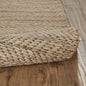 4' X 6' Tan And Gray Hand Woven Area Rug