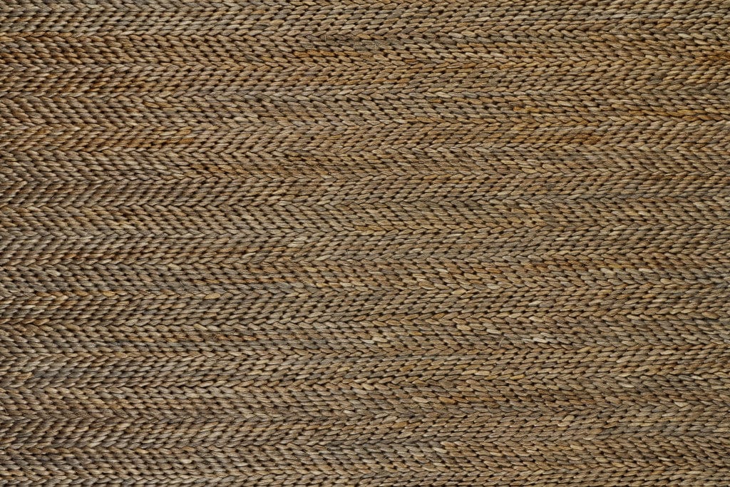 4' X 6' Tan And Gray Hand Woven Area Rug