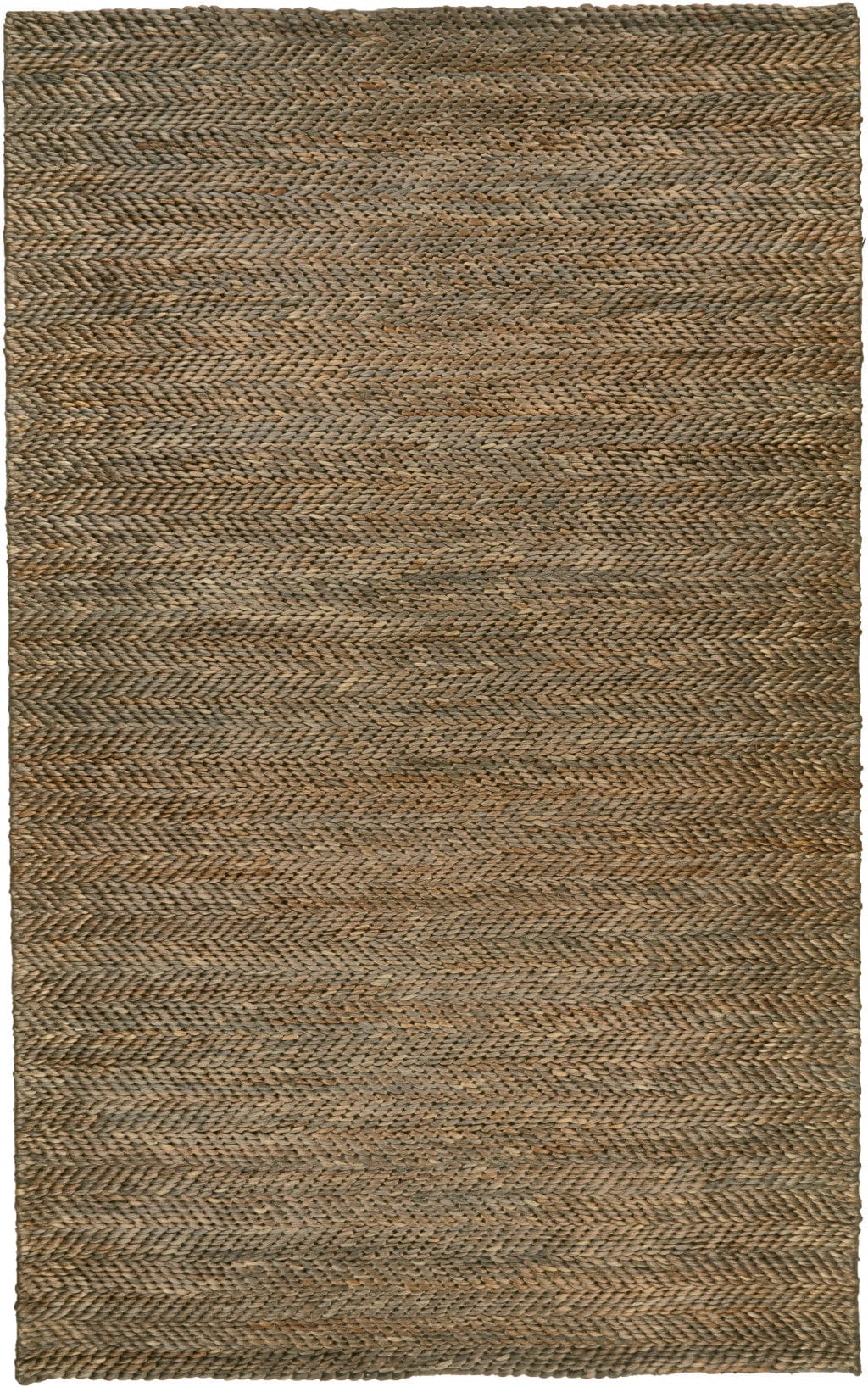 4' X 6' Tan And Gray Hand Woven Area Rug