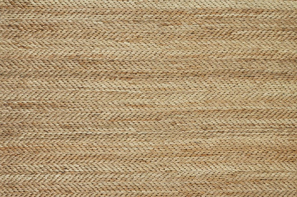 4' X 6' Tan And Gray Hand Woven Area Rug