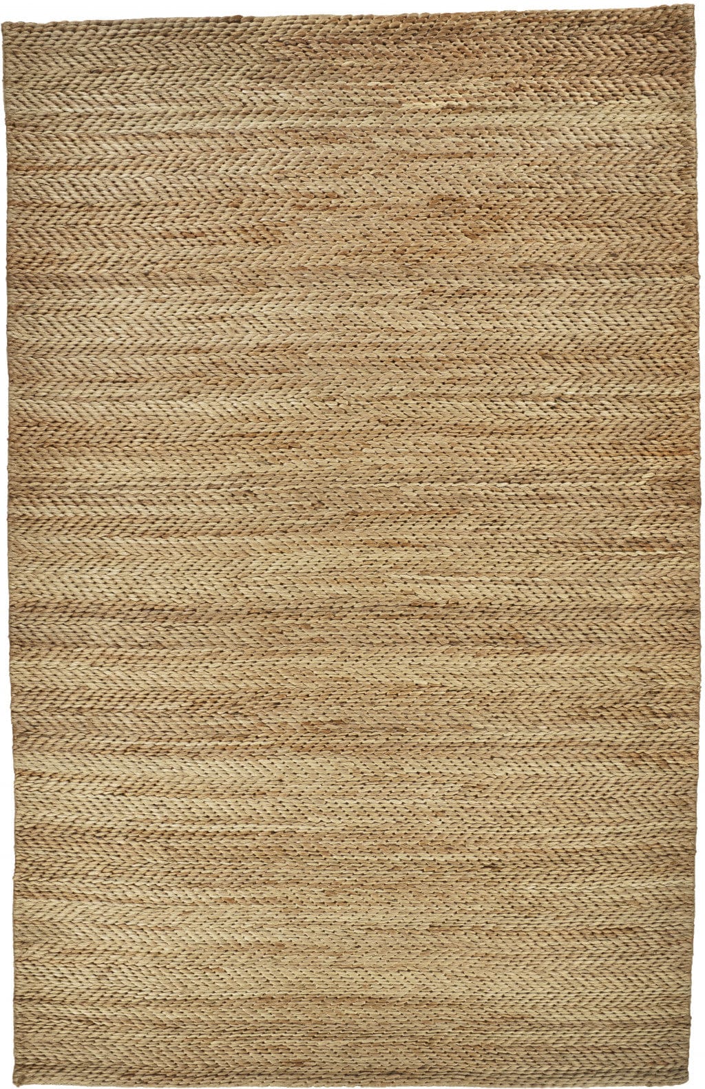 4' X 6' Tan And Gray Hand Woven Area Rug