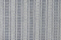 4' X 6' Blue Gray And Ivory Striped Hand Woven Area Rug