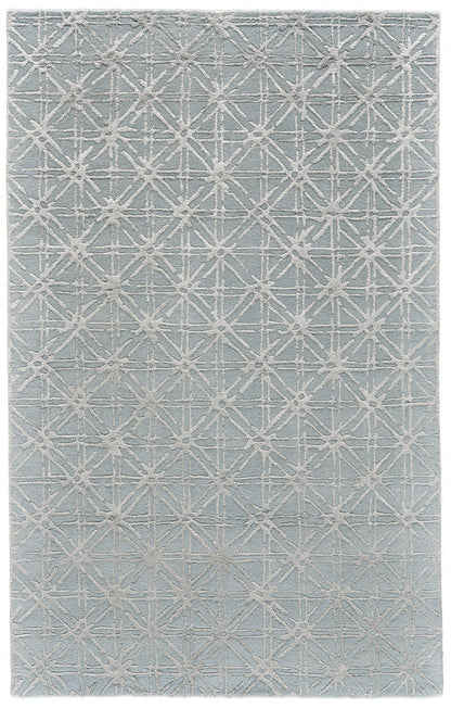 4' X 6' Taupe Ivory And Tan Wool Abstract Tufted Handmade Area Rug