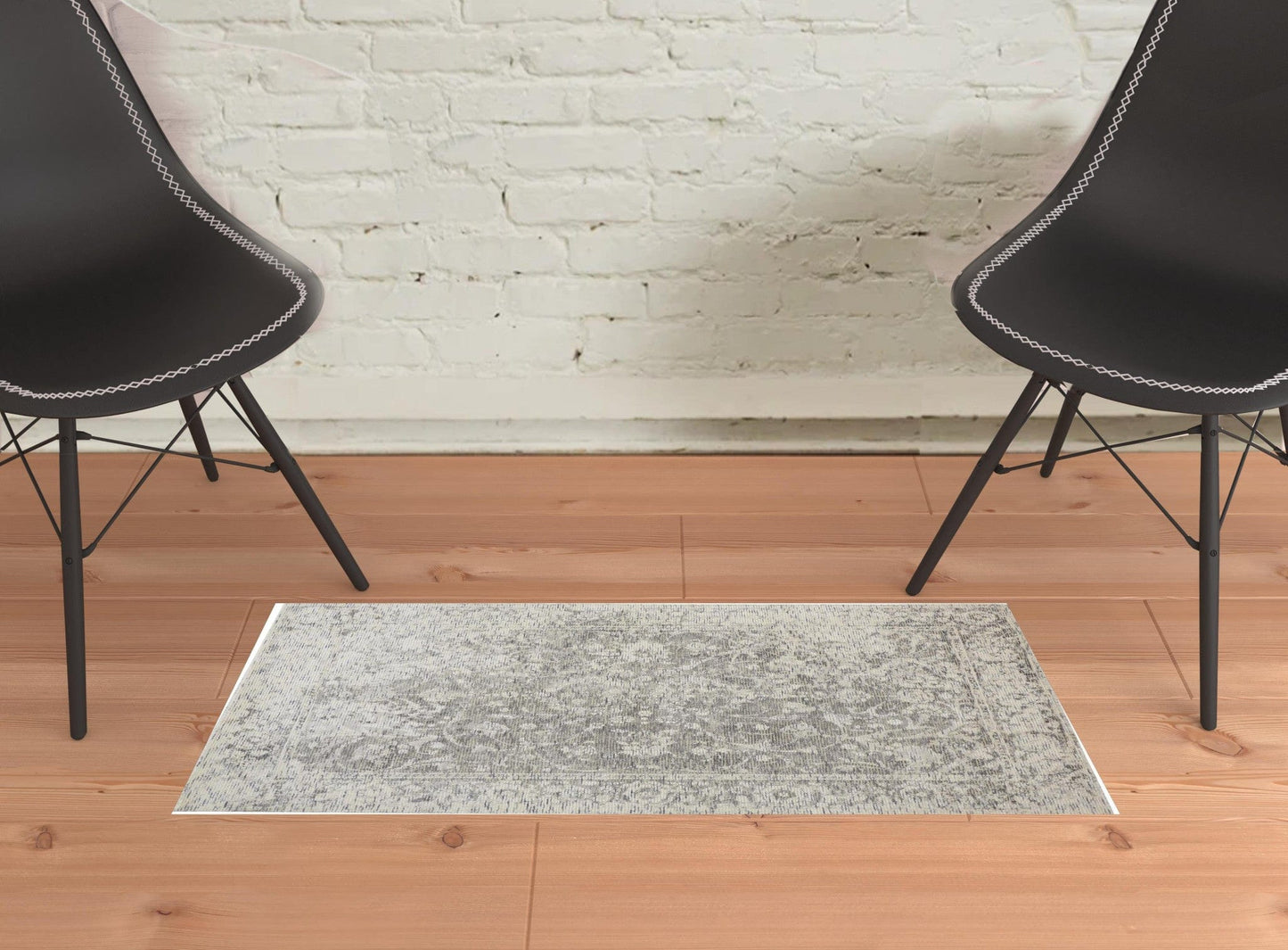 5' X 8' Ivory And Tan Abstract Hand Woven Area Rug