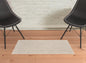 4' X 6' Tan And Ivory Wool Geometric Tufted Handmade Stain Resistant Area Rug
