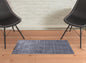 4' X 6' Blue And Ivory Abstract Hand Woven Area Rug
