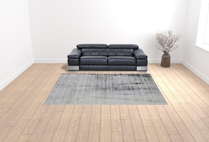 5' X 8' Gray Taupe And Ivory Abstract Hand Woven Area Rug