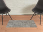 4' X 6' Taupe Gray And Tan Wool Geometric Tufted Handmade Area Rug
