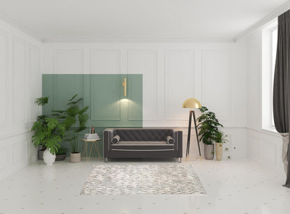 4' X 6' Ivory Gray And Taupe Abstract Stain Resistant Area Rug