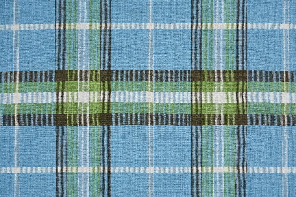 4' X 6' Blue Green And Black Abstract Hand Woven Stain Resistant Area Rug