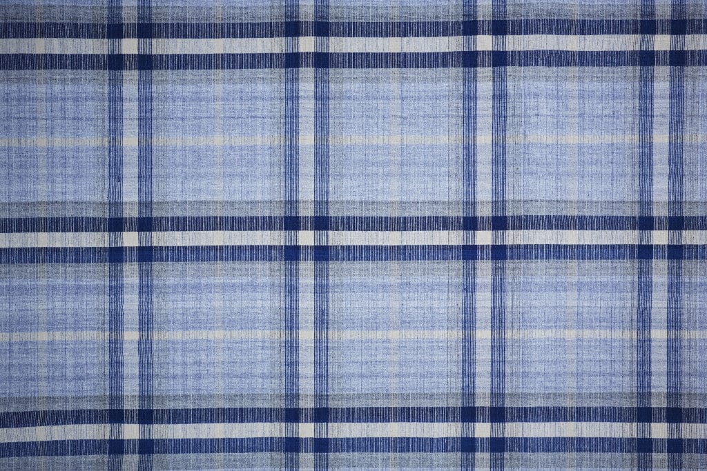 4' X 6' Blue Green And Black Abstract Hand Woven Stain Resistant Area Rug