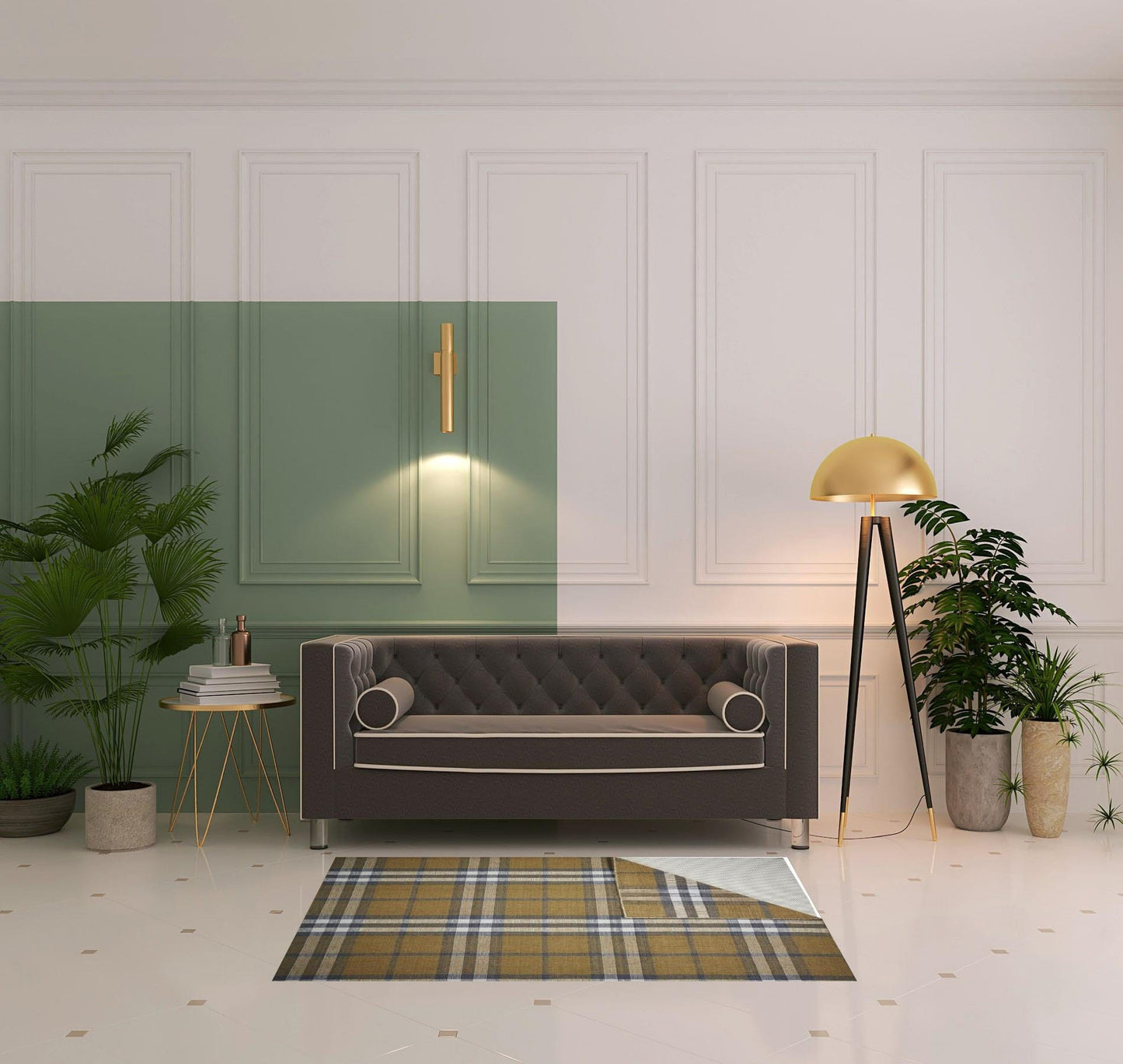 4' X 6' Blue Green And Black Abstract Hand Woven Stain Resistant Area Rug