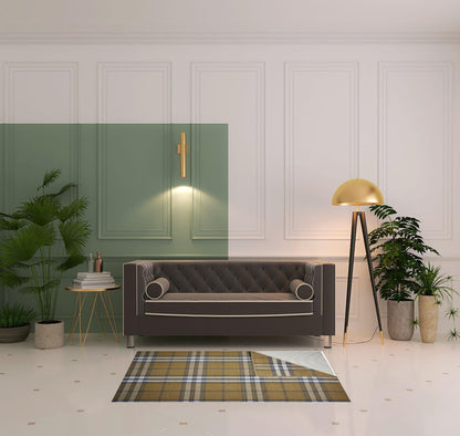 4' X 6' Blue Green And Black Abstract Hand Woven Stain Resistant Area Rug